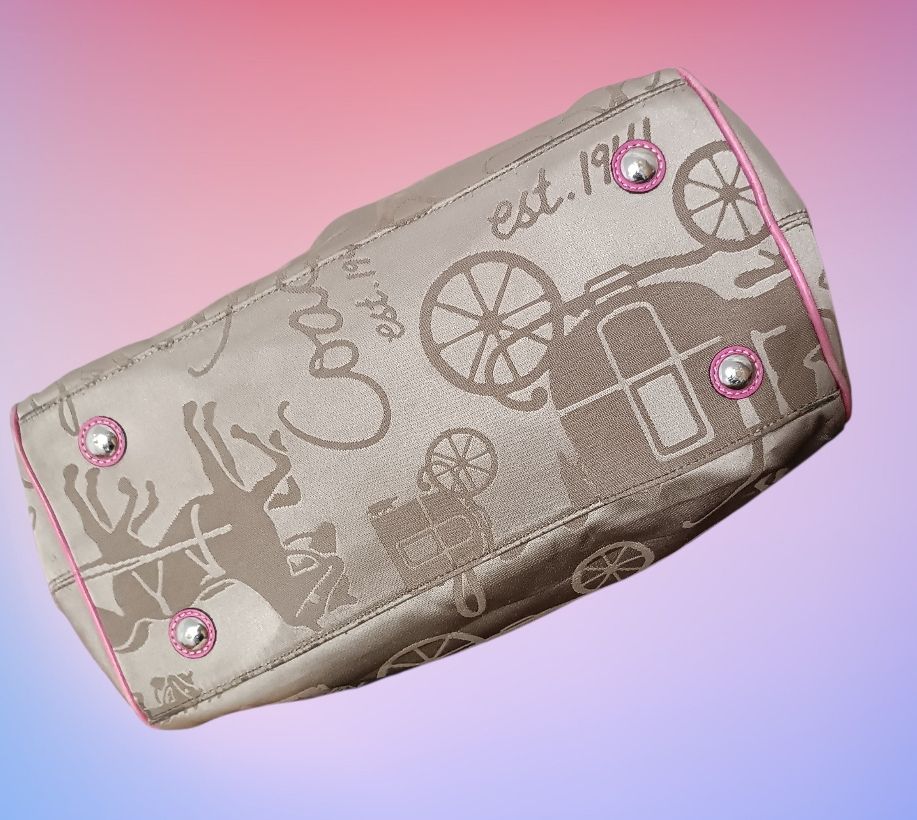 Coach Satchel Vintage Segunda Mano - Imagen 3