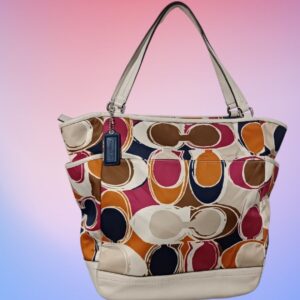 Tote Coach Park Hand Drawn Segunda Mano